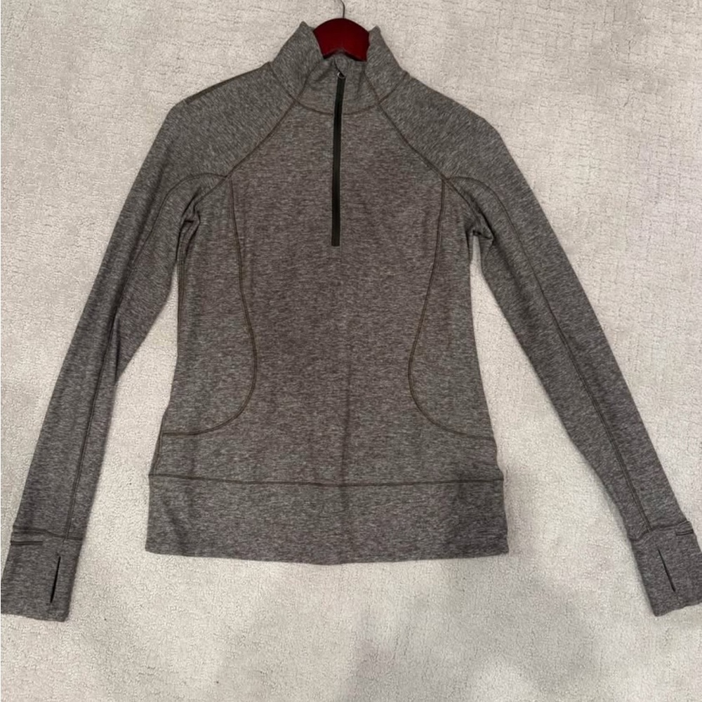 Lululemon half zip olive green